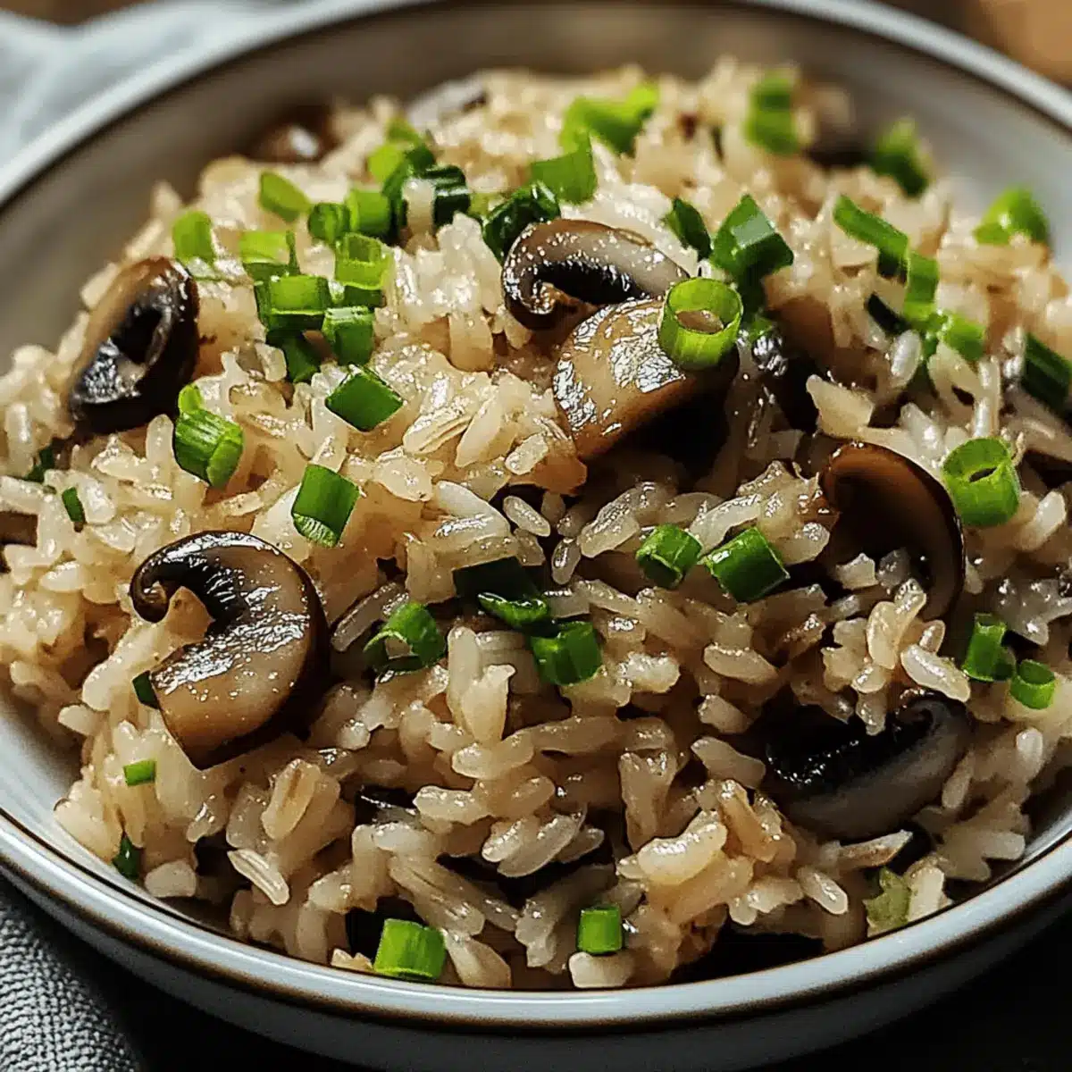 Perfect Mushroom Rice: A Delicious, Healthy Comfort Dish