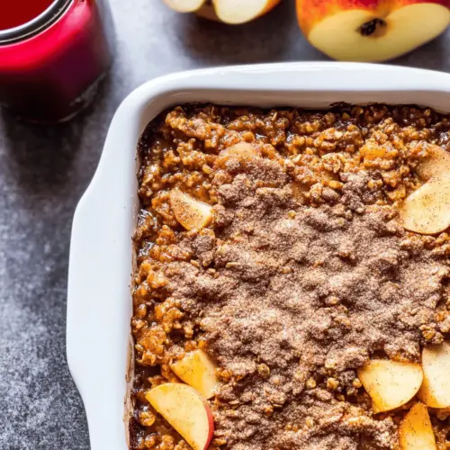 Pumpkin Apple Baked Oatmeal