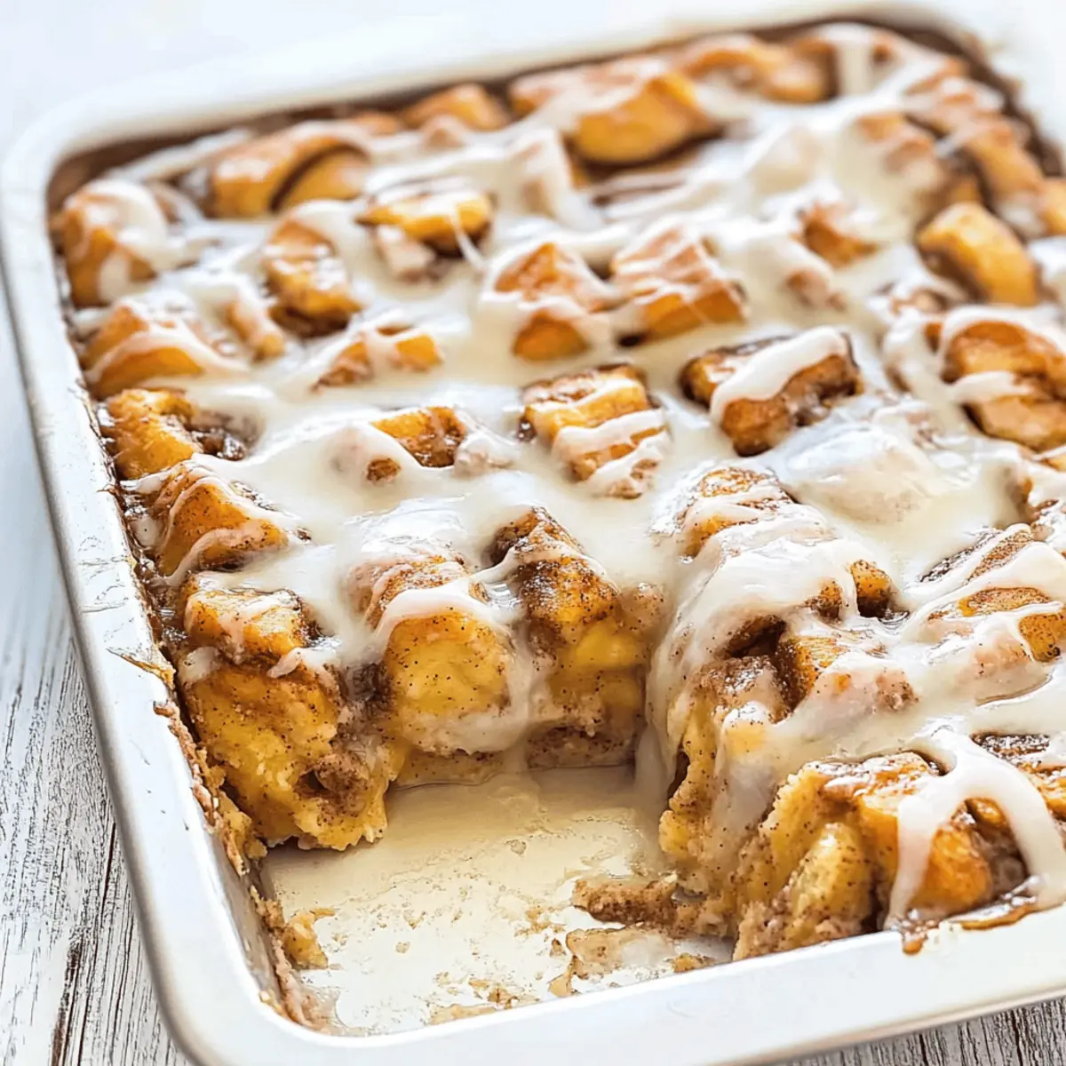 Pumpkin Cinnamon Roll Bake nwovtn