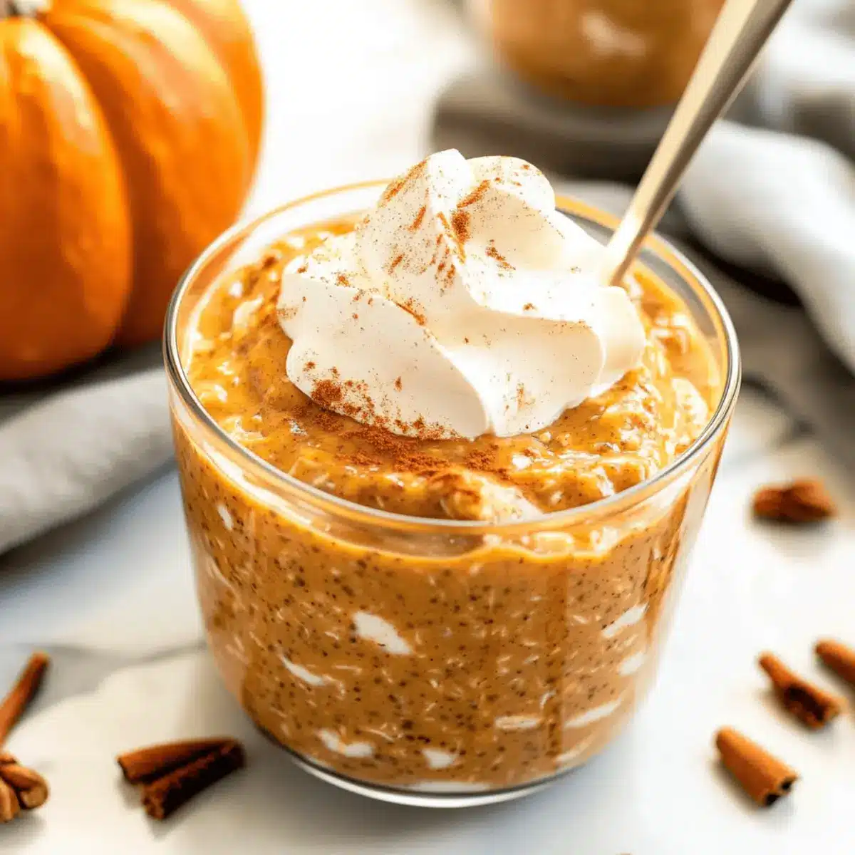 Delicious Pumpkin Pie Protein Overnight Oats for a Nutritious Start 3 Pumpkin Pie Protein Overnight Oats kdfgea