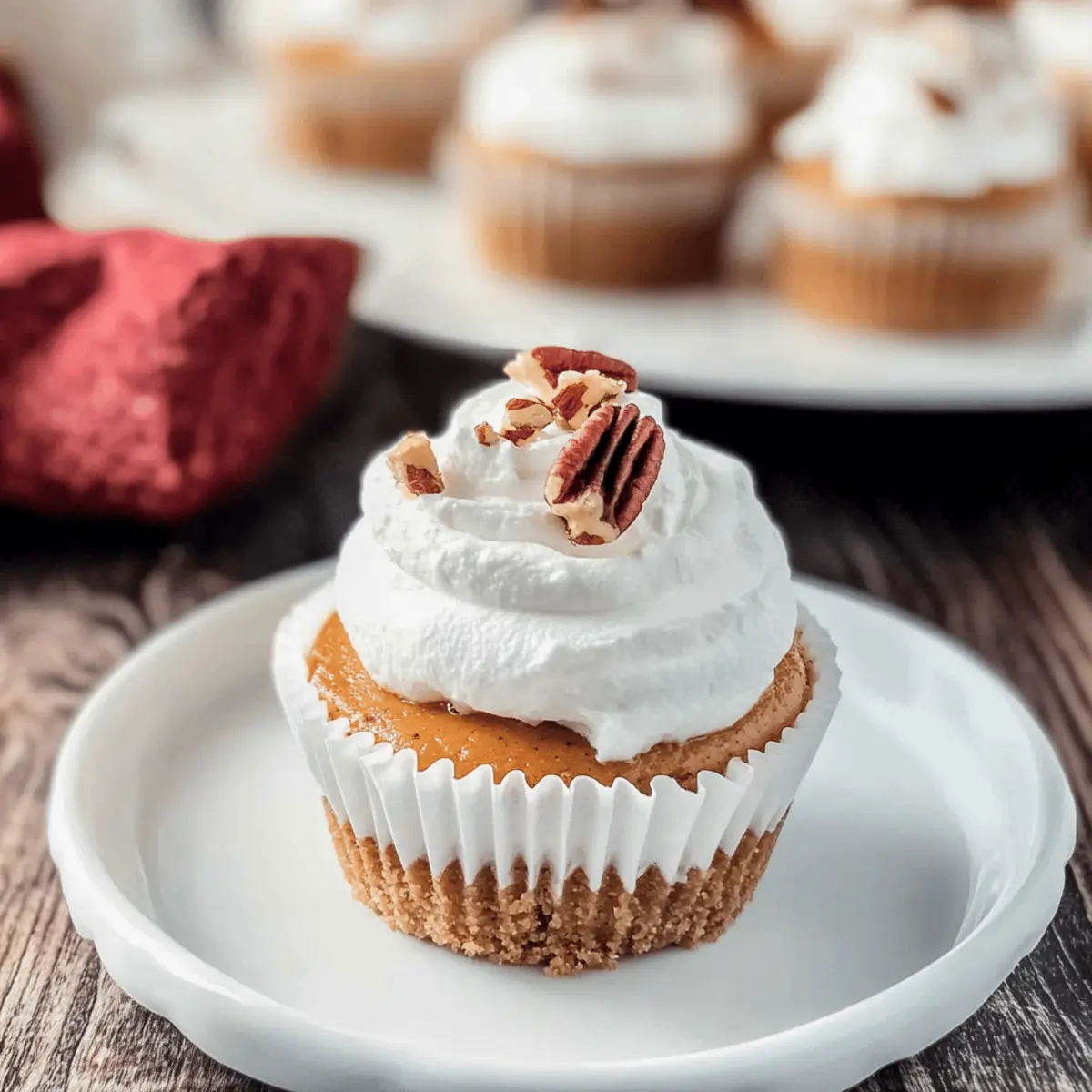 Skinny Mini Pumpkin Cheesecakes lvu8ho