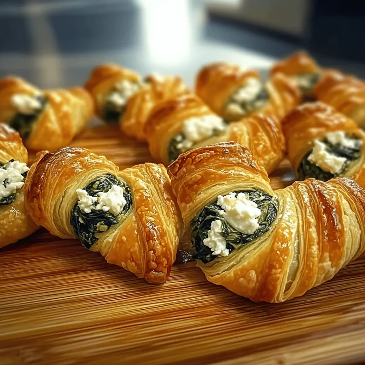 Spinach and Feta Puff Pastry Twists bvcedb