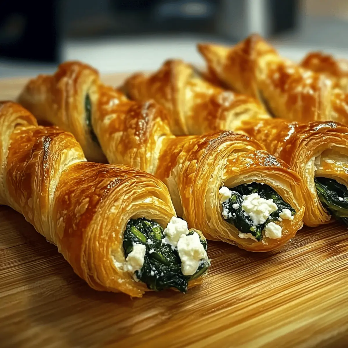 Spinach and Feta Puff Pastry Twists iyddqr