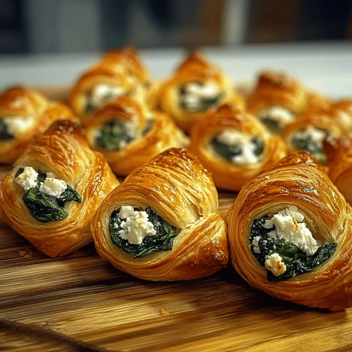 Spinach and Feta Puff Pastry Twists qc12oy