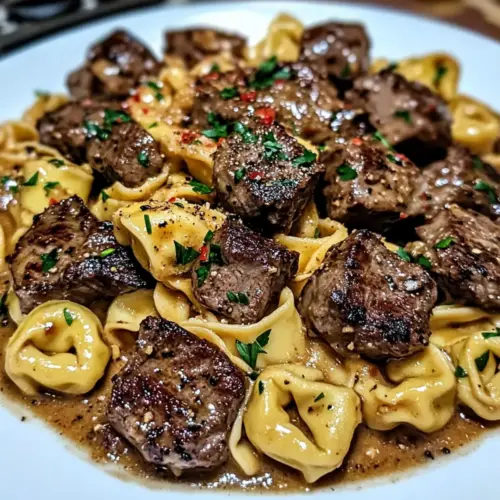 Butter Tortellini Steak Bites