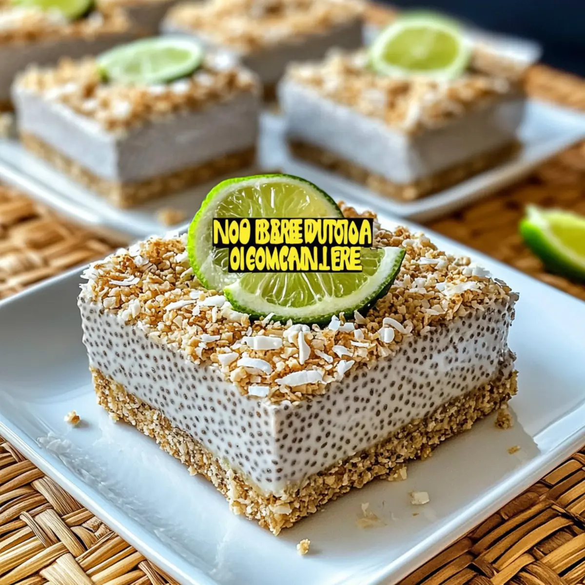 Delicious No-Bake Chia Pudding Bars for a Tropical Escape 4 No-Bake Chia Pudding Bars