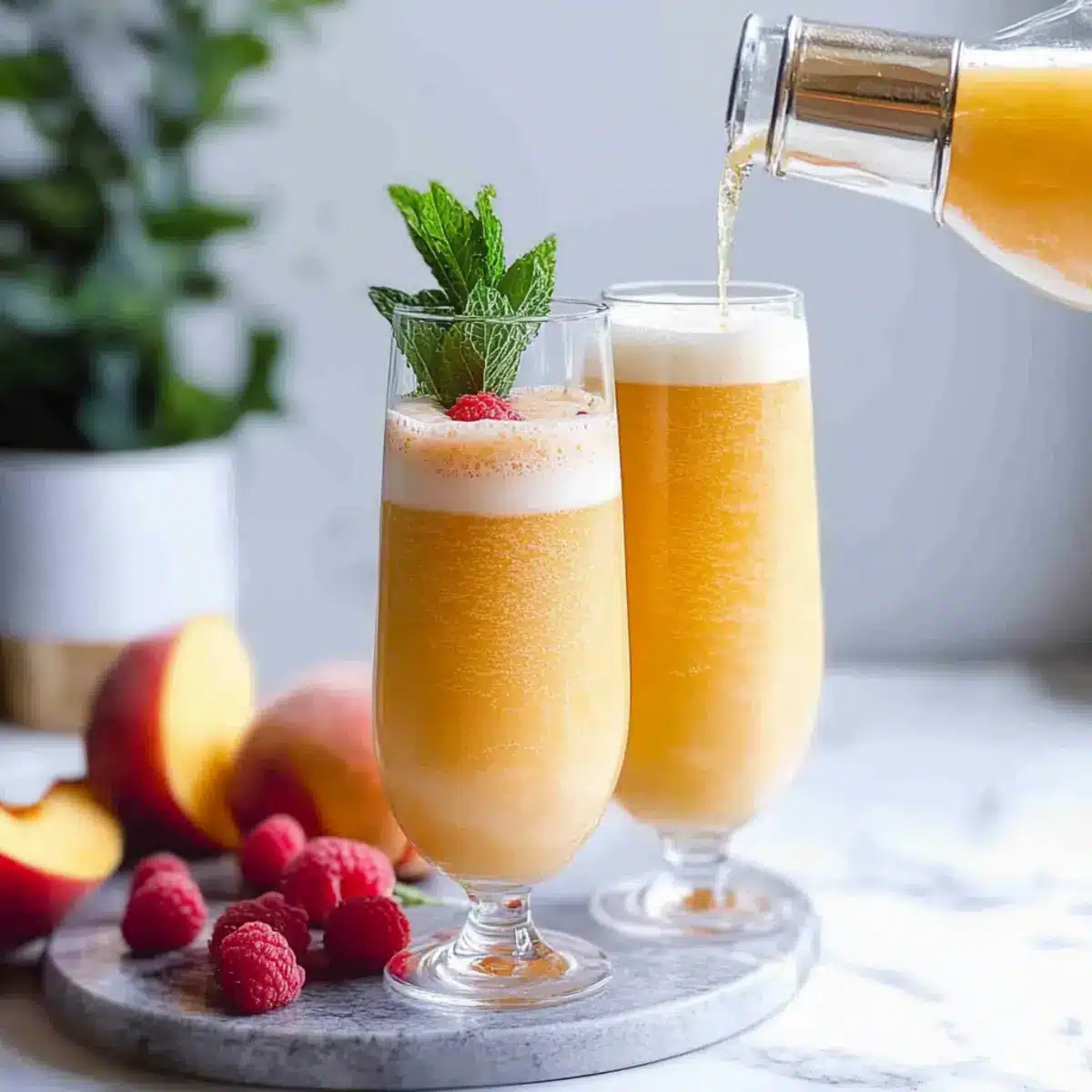 Delightful Peach Bellini Mocktail for Refreshing Summer Sips 1 9e11dfe7 31b3 4b4f 8d34