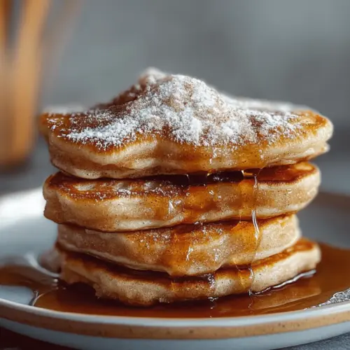 Spanish Churro Pancakes