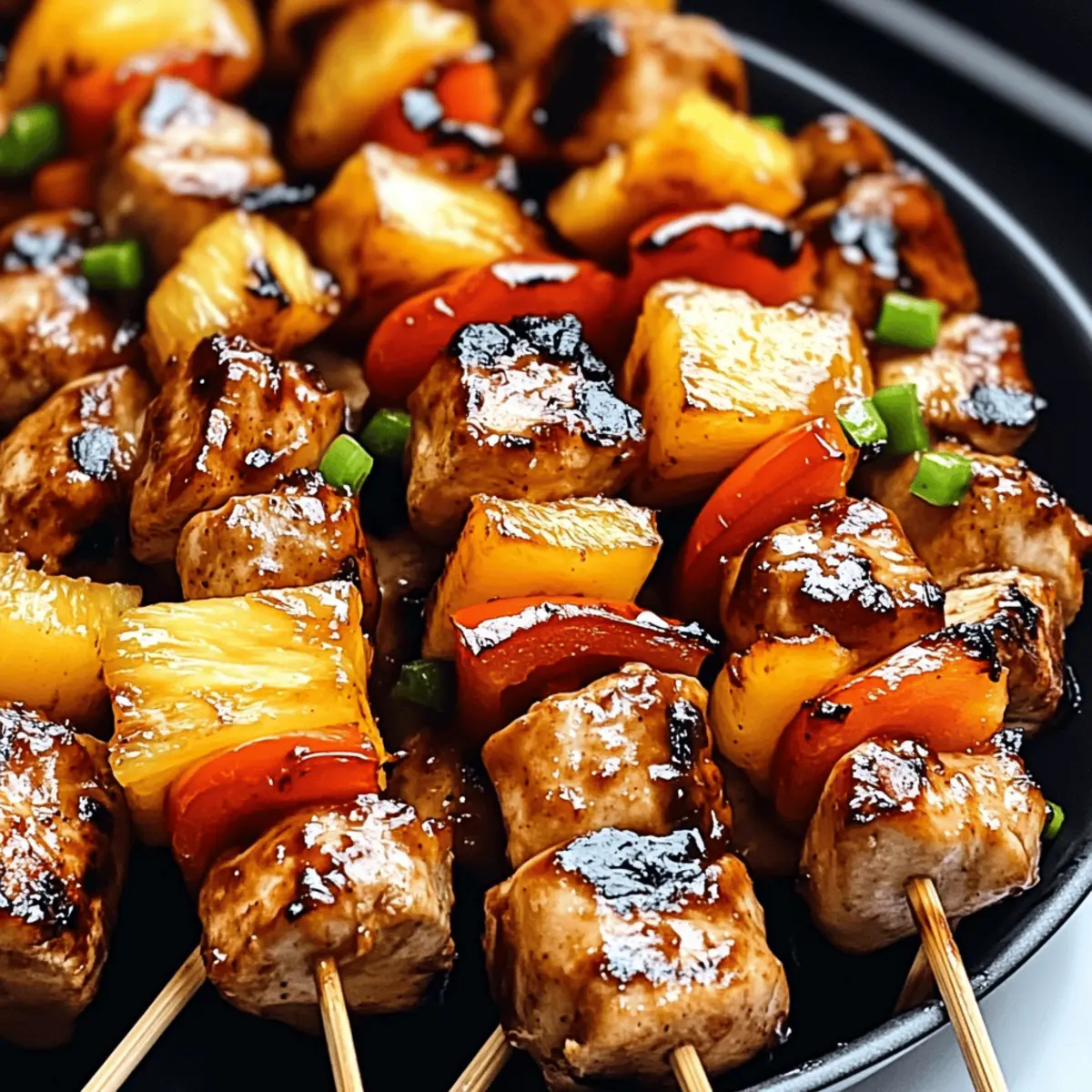 BBQ Pineapple Chicken Kabobs ludywb