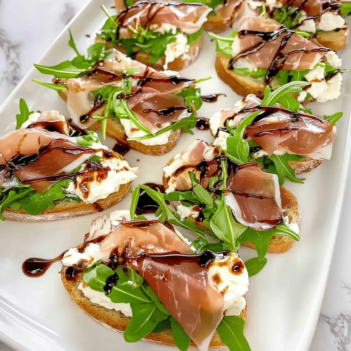 Delicious Boursin Prosciutto Arugula Crostini in Minutes 2 Boursin Prosciutto Arugula Crostini bhk9q0