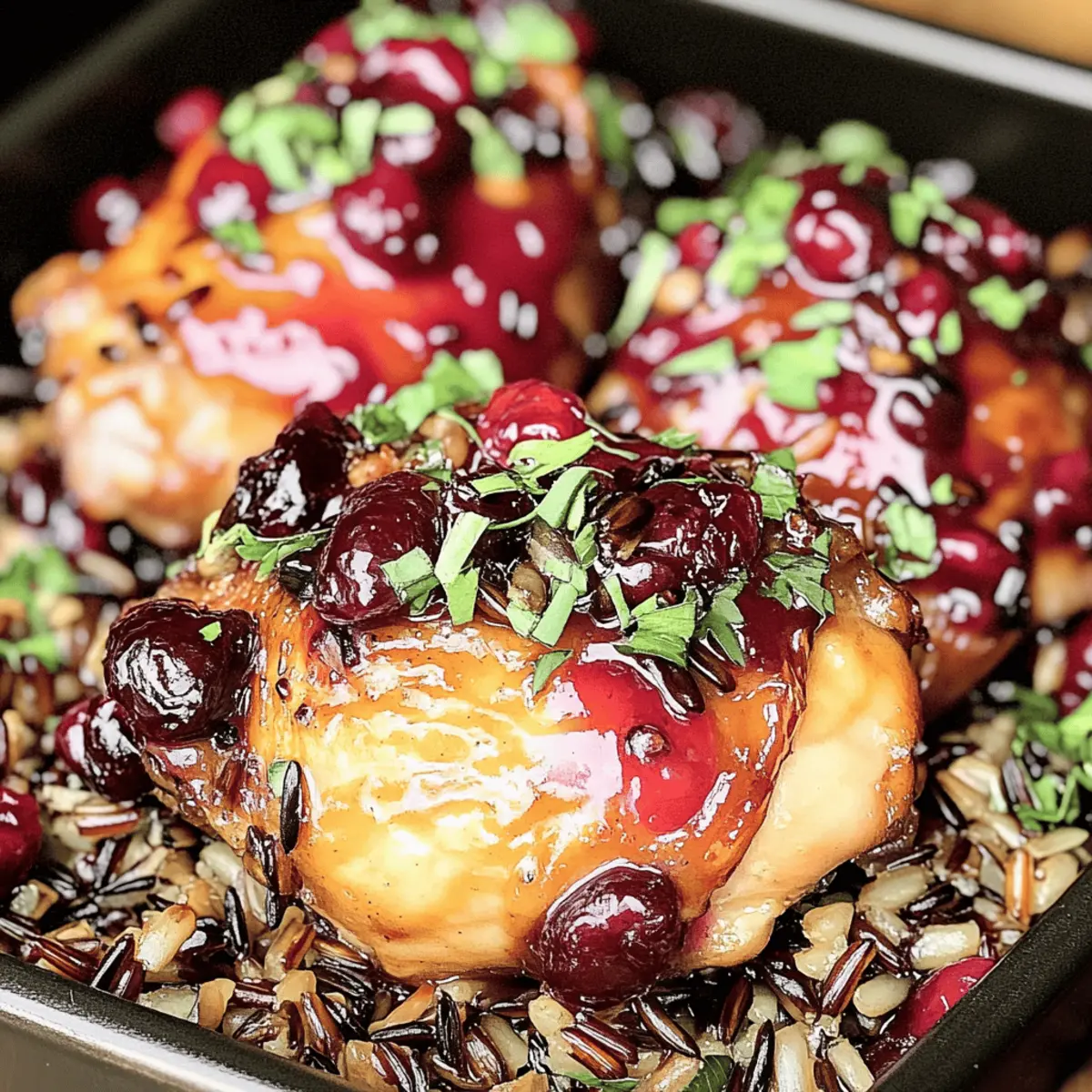 Cranberry Glazed Chicken Thighs for a Cozy Weeknight Dinner 2 Cranberry Glazed Chicken Thighs uz66wg