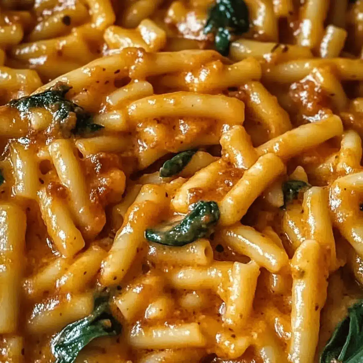 Creamy Basil & Calabrian Chili Cavatelli