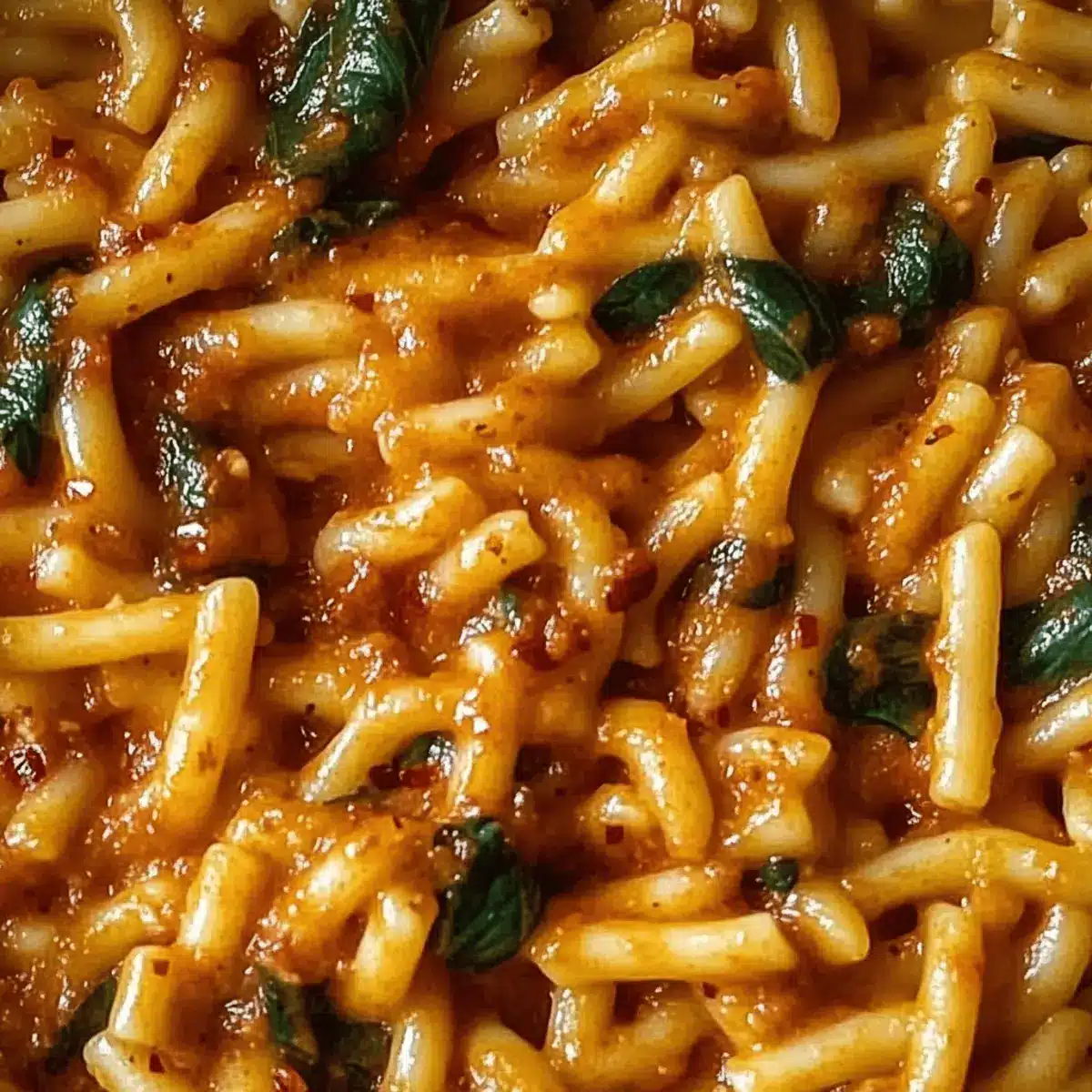 Creamy Basil Calabrian Chili Cavatelli s27sis
