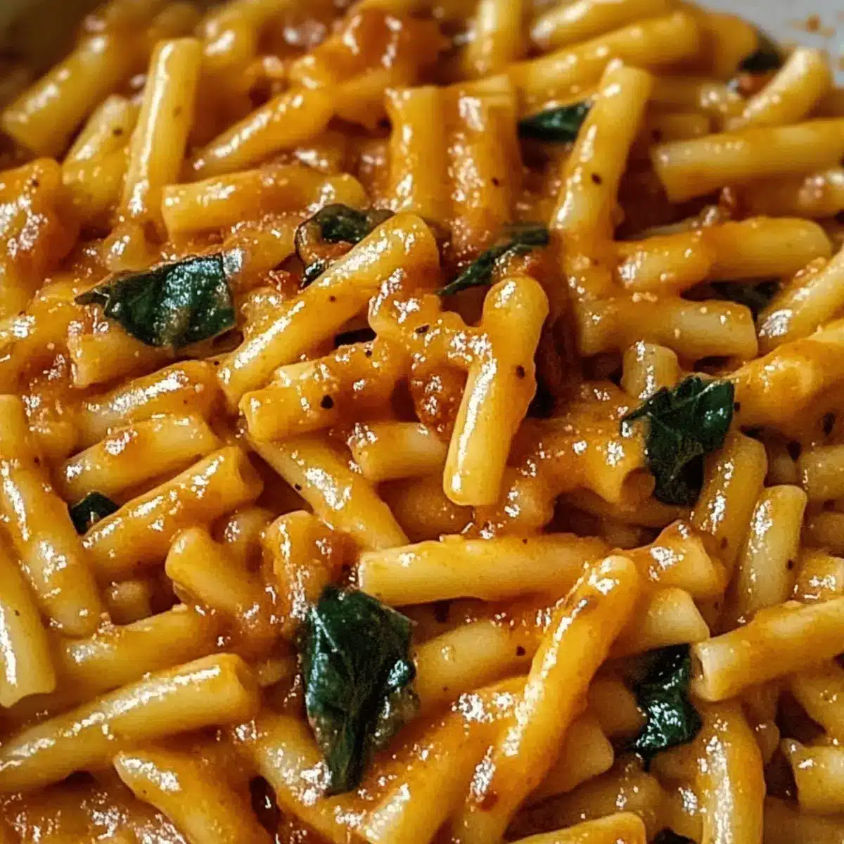 Creamy Basil Calabrian Chili Cavatelli wmgmuv