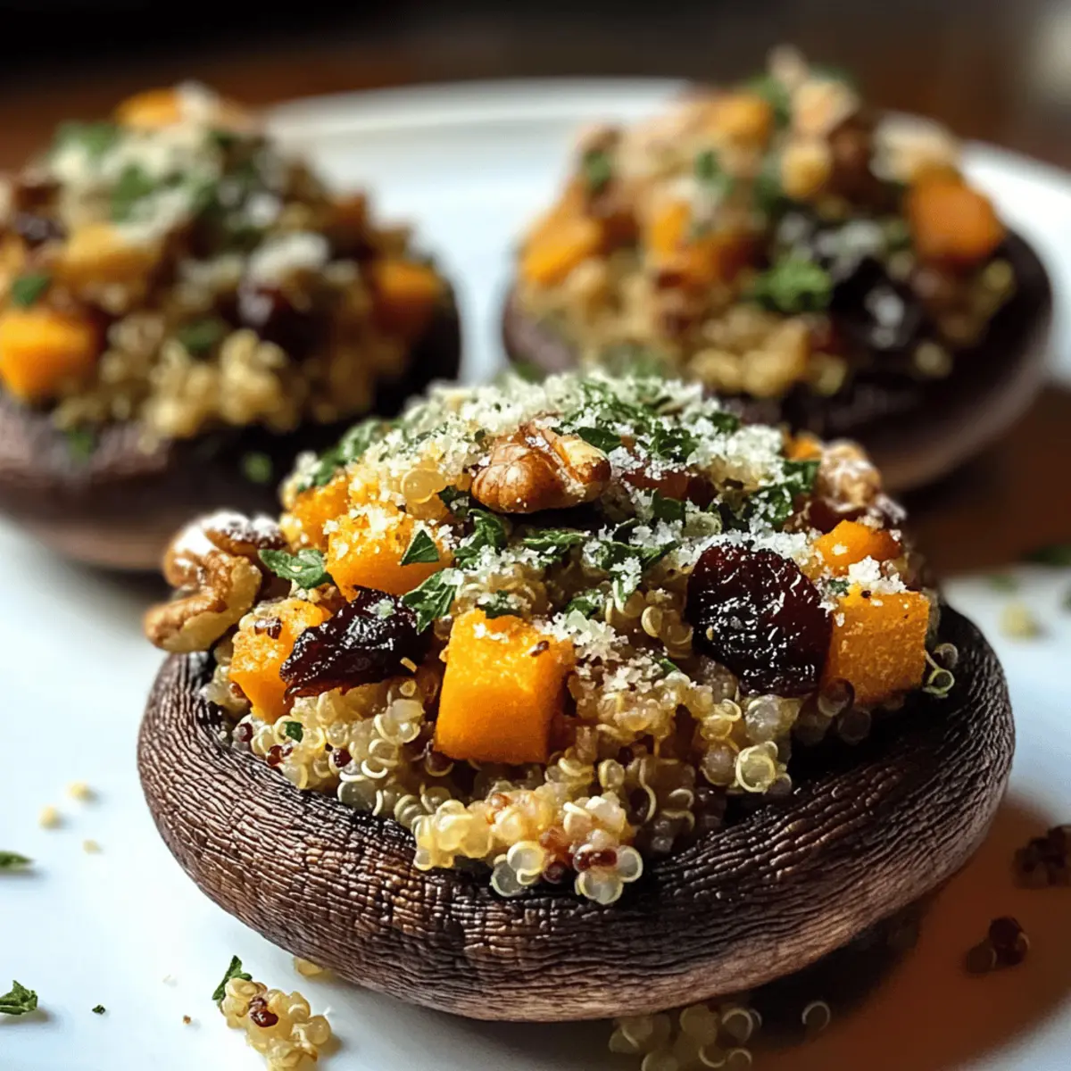 Delicious Stuffed Portobello Mushrooms for Cozy Fall Nights 3 Stuffed Portobello Mushrooms heji3b