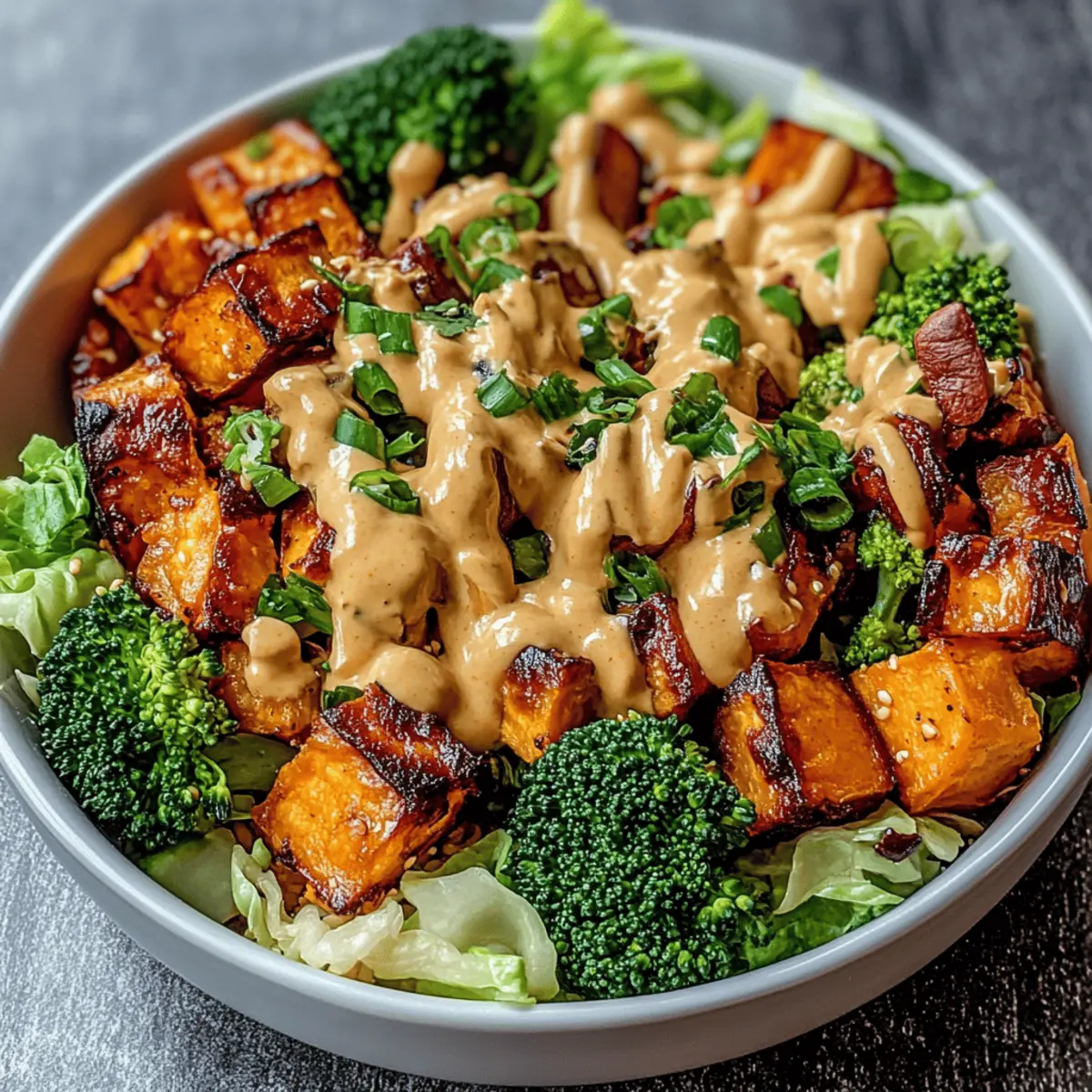 Thai Peanut Sweet Potato Buddha Bowl decvzk