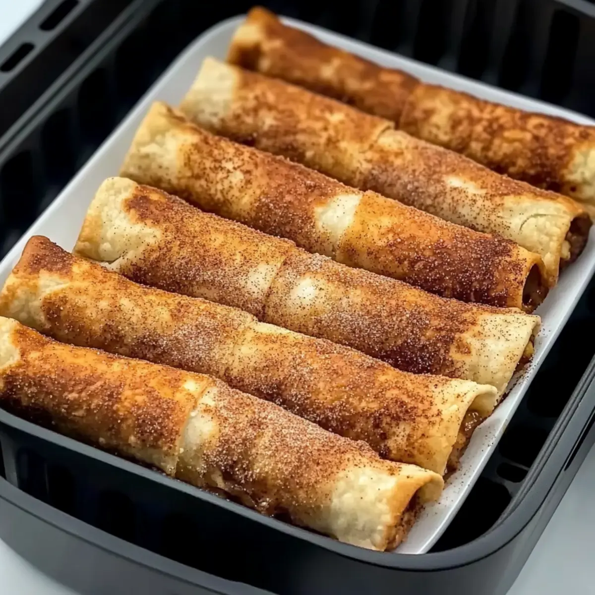Air Fryer Apple Pie Taquitos