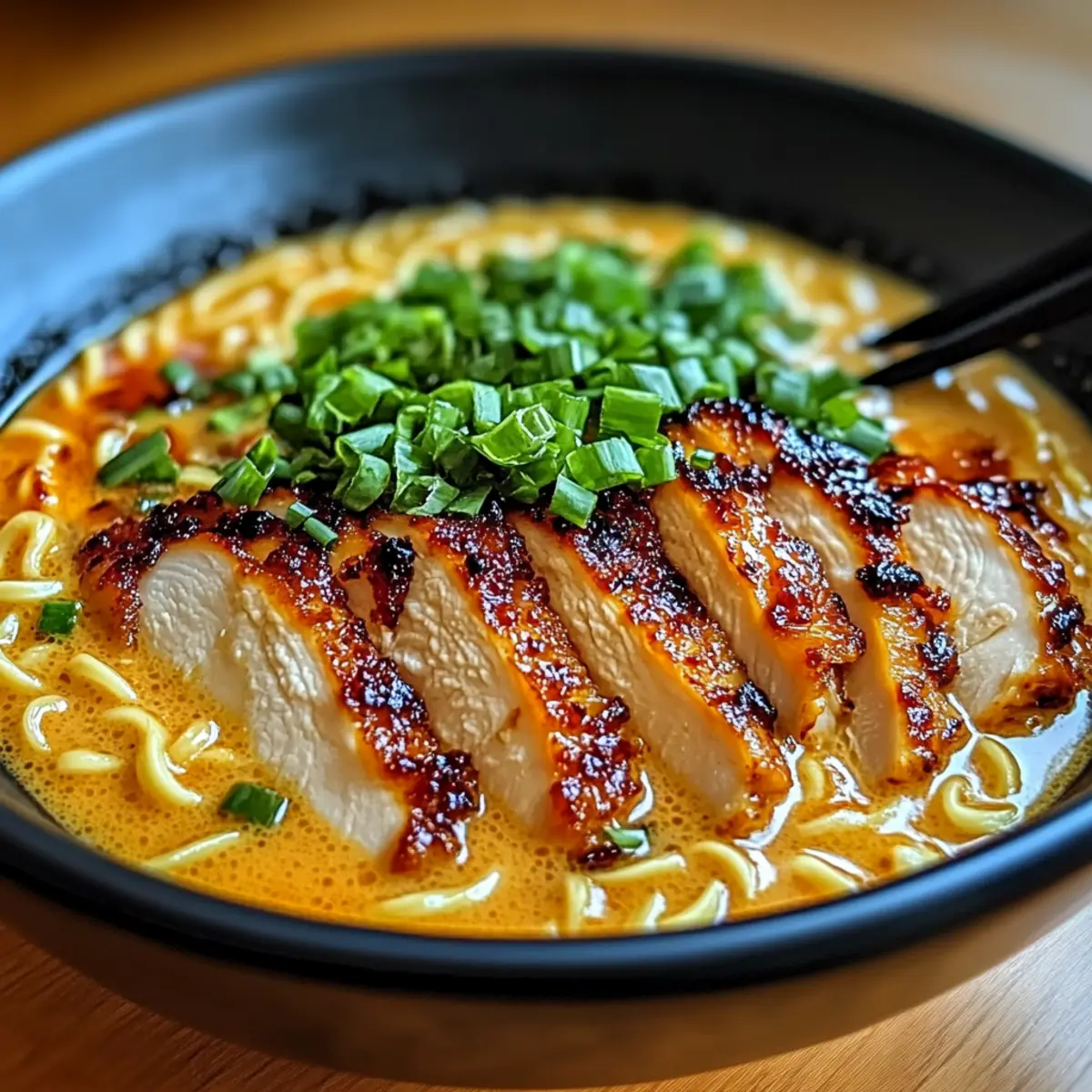 Fiery Chicken Ramen with Creamy Garlic Sauce Bliss 1 0cdbf598 f746 4222 809d 370a2337644dtr z1zqnj