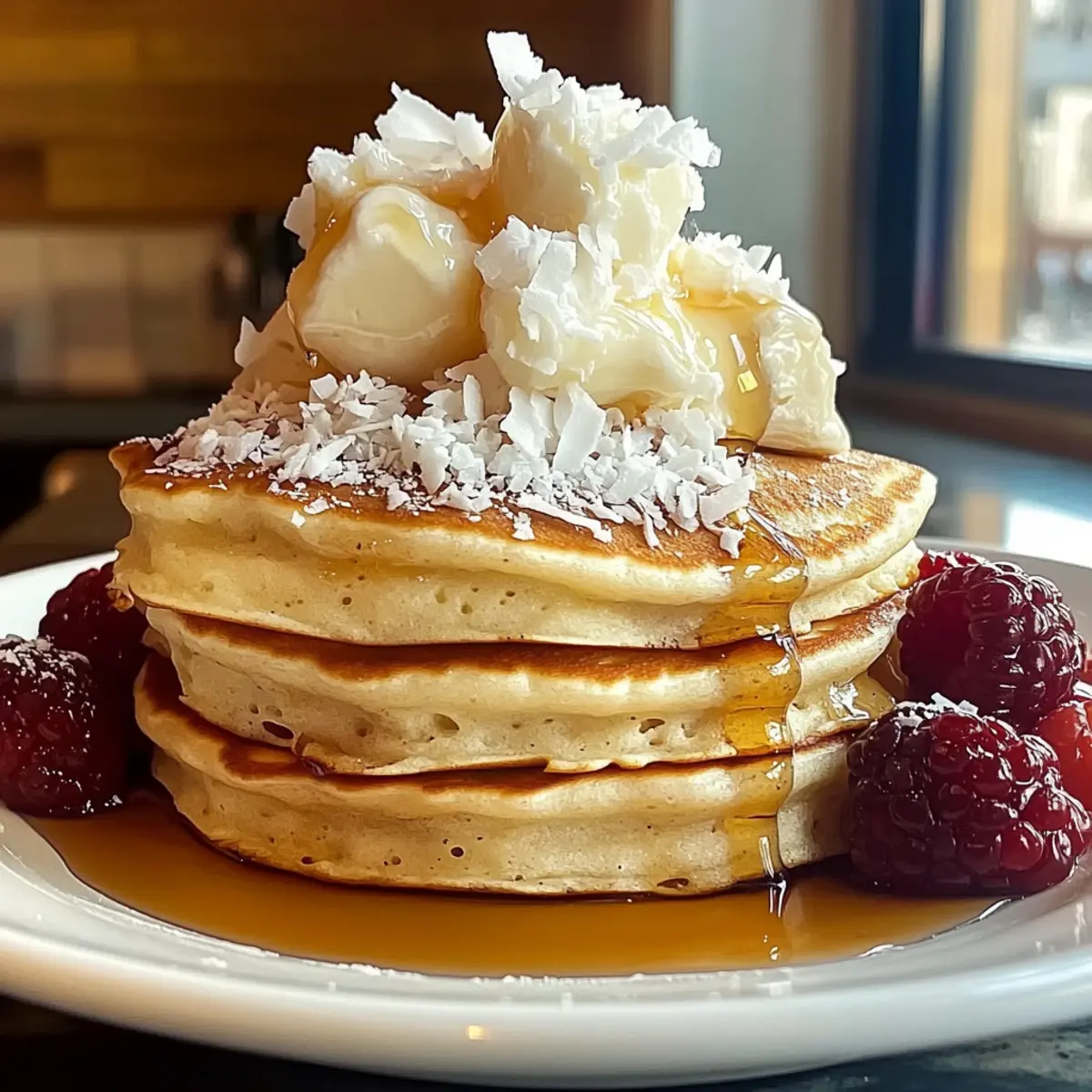 Sweet Coconut Cream Pancakes for a Tropical Morning Treat 4 Sweet Coconut Cream Pancakes