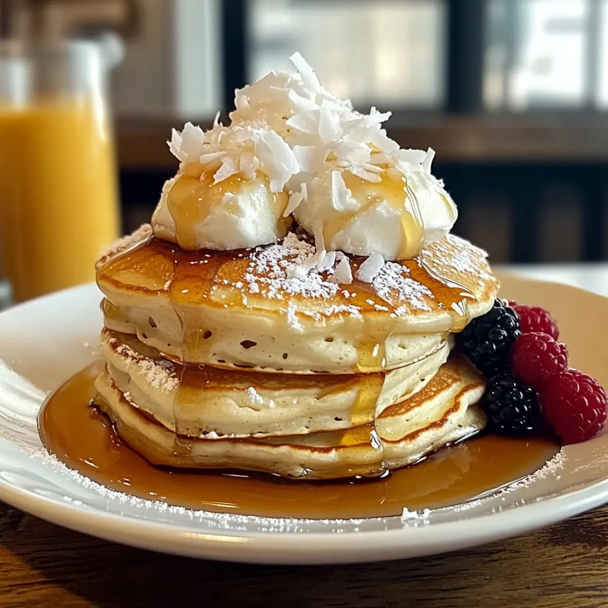 Sweet Coconut Cream Pancakes for a Tropical Morning Treat 1 1735bc97 a56d 4f43 828c 33746f349417tr fmos73