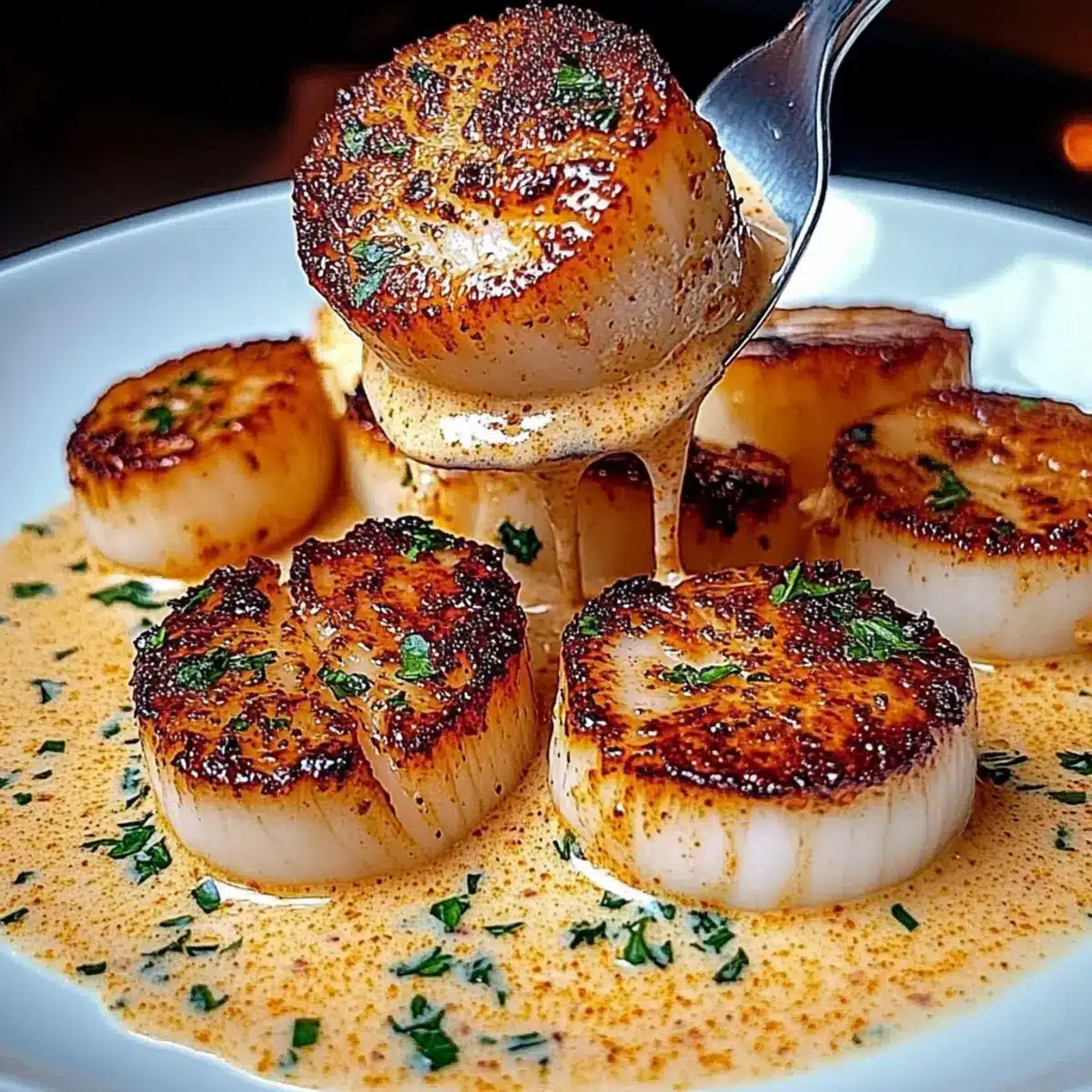 Decadent Seared Scallops Recipe with Spicy Cajun Cream Sauce 3 1a29d644 7df2 4f07 9c95
