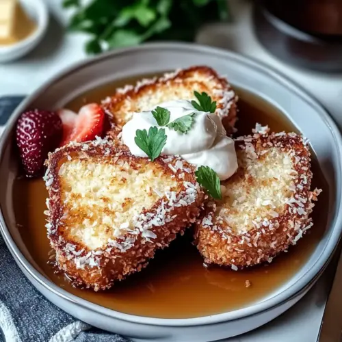 Coconut Crusted French Toast