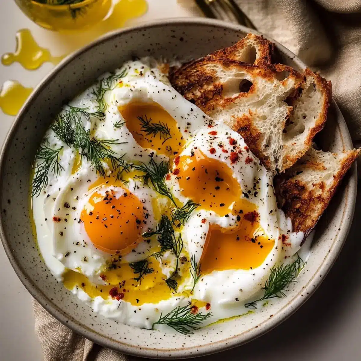 Turkish Eggs with Creamy Yogurt & Butter Sauce Bliss 2 2c205ffb 9c90 40dd b2b5