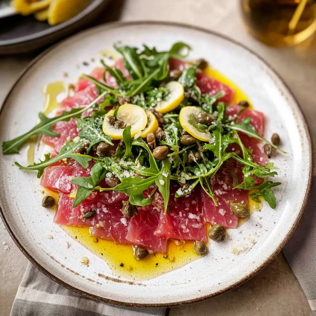 Tuna Carpaccio