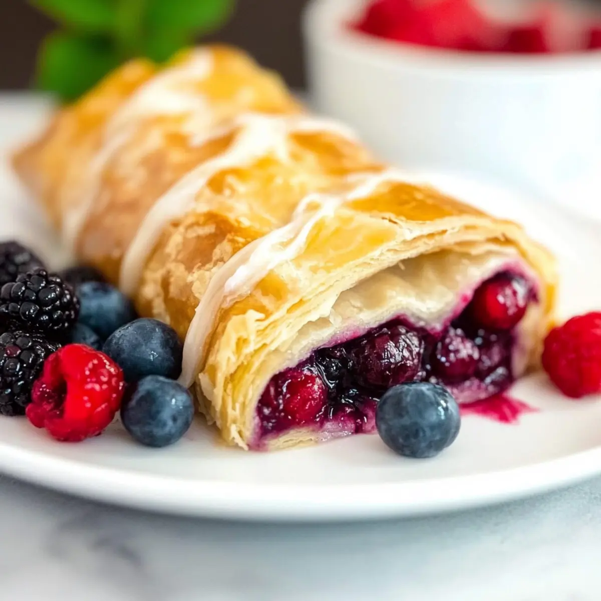 Mixed Berry Strudel
