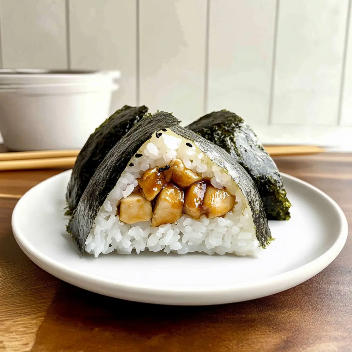 Savory Chicken Onigiri: Easy Japanese Snack Bliss 2 601a775e 59b2 4f79 8f74 e51a254d9b3abl m2qrek