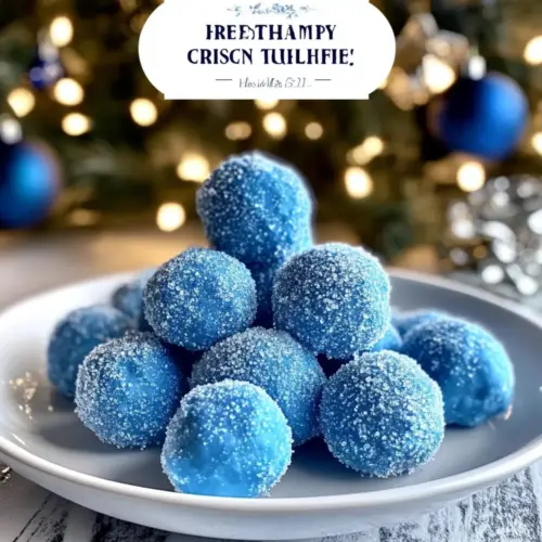 Blue Christmas Truffles: Indulgent No-Bake Holiday Treats 15 Blue Christmas Truffles