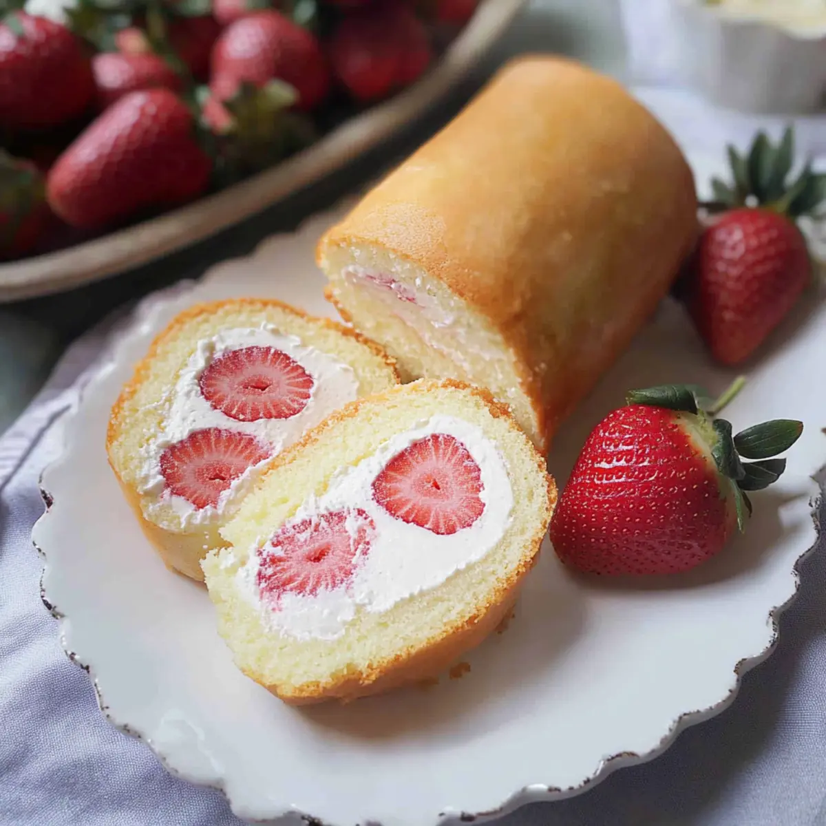 Fresh Strawberry and Cream Japanese Cake Roll to Savor Every Bite 2 73854498 bc81 4782 b5e8 94da8c7966fdbl wpw0mf