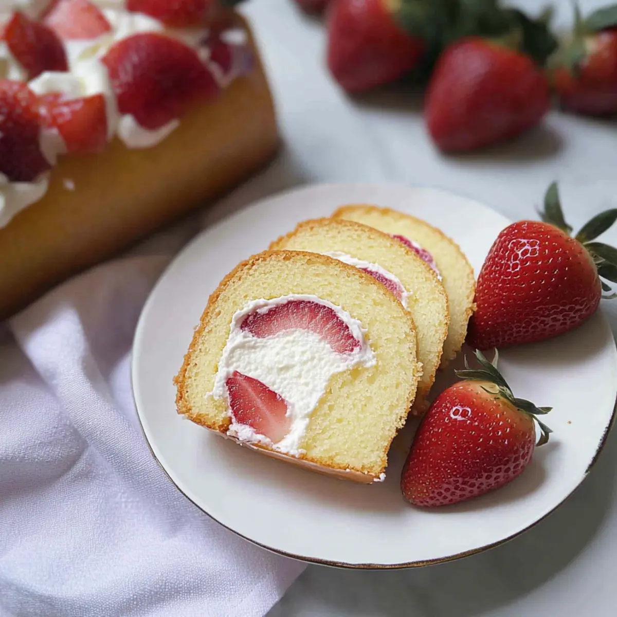 Fresh Strawberry and Cream Japanese Cake Roll to Savor Every Bite 1 73854498 bc81 4782 b5e8 94da8c7966fdtr cwdbim
