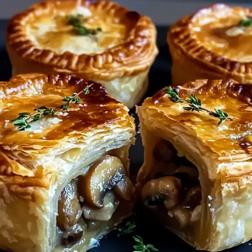 Mini Mushroom & Gruyère Pot Pies