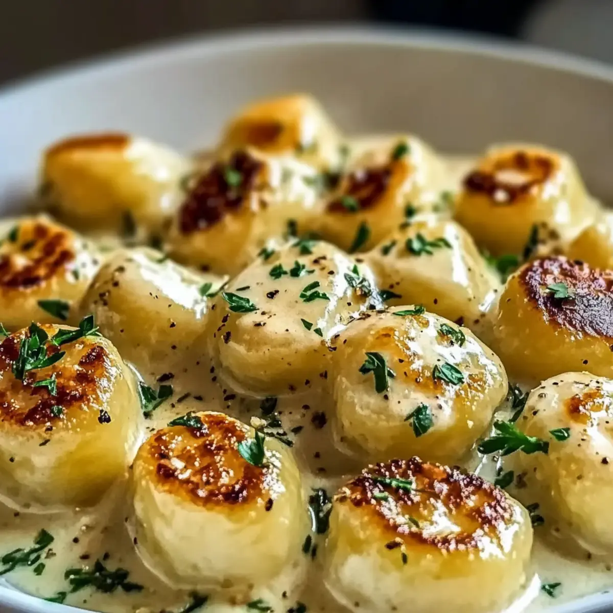 Gnocchi with Creamy Sauce