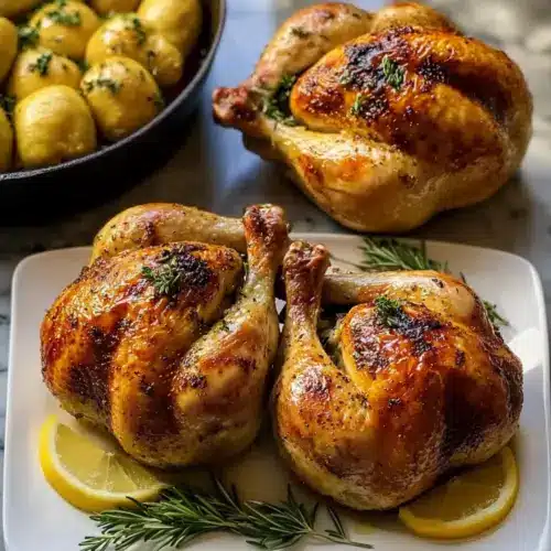 Roasted Cornish Hens in Oven