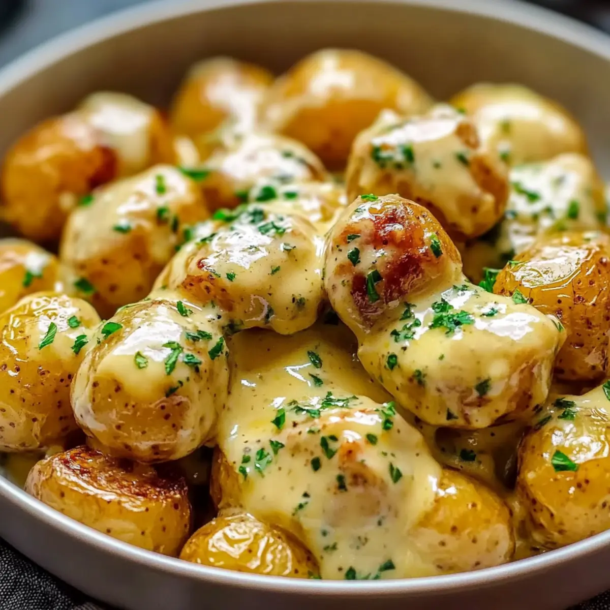 Creamy Garlic Sauce Baby Potatoes for Ultimate Comfort Food 2 fc098590 3b7b 463b b9c2 ae161f1160bbbl s2pefn