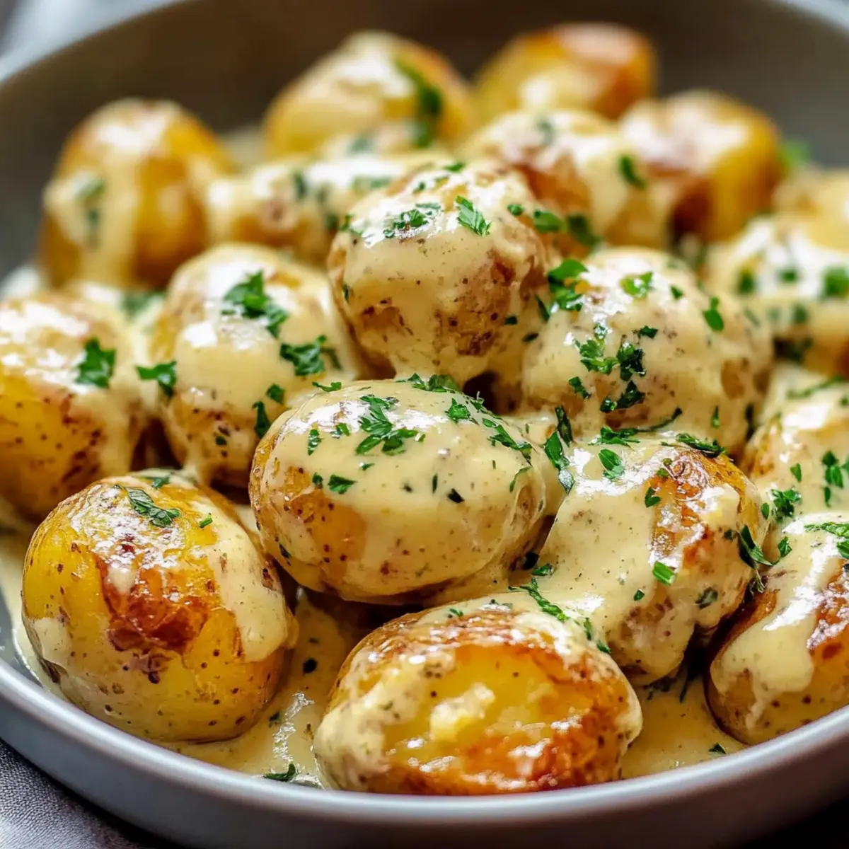 Creamy Garlic Sauce Baby Potatoes for Ultimate Comfort Food 3 fc098590 3b7b 463b b9c2