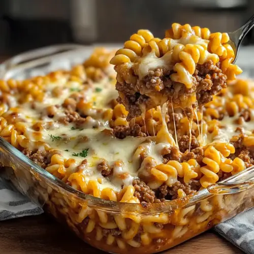 Cheesy Hamburger Casserole