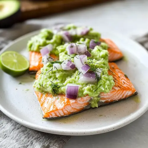 Baked Salmon with Avocado Mash for a Healthy Dinner Treat 13 Baked Salmon with Avocado Mash