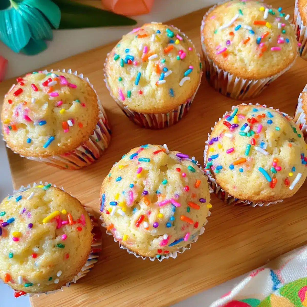 Funfetti Greek Yogurt Muffins