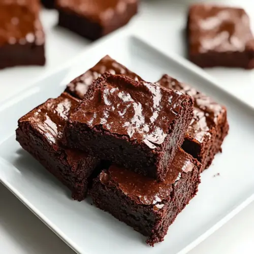 Flourless Greek Yogurt Brownies