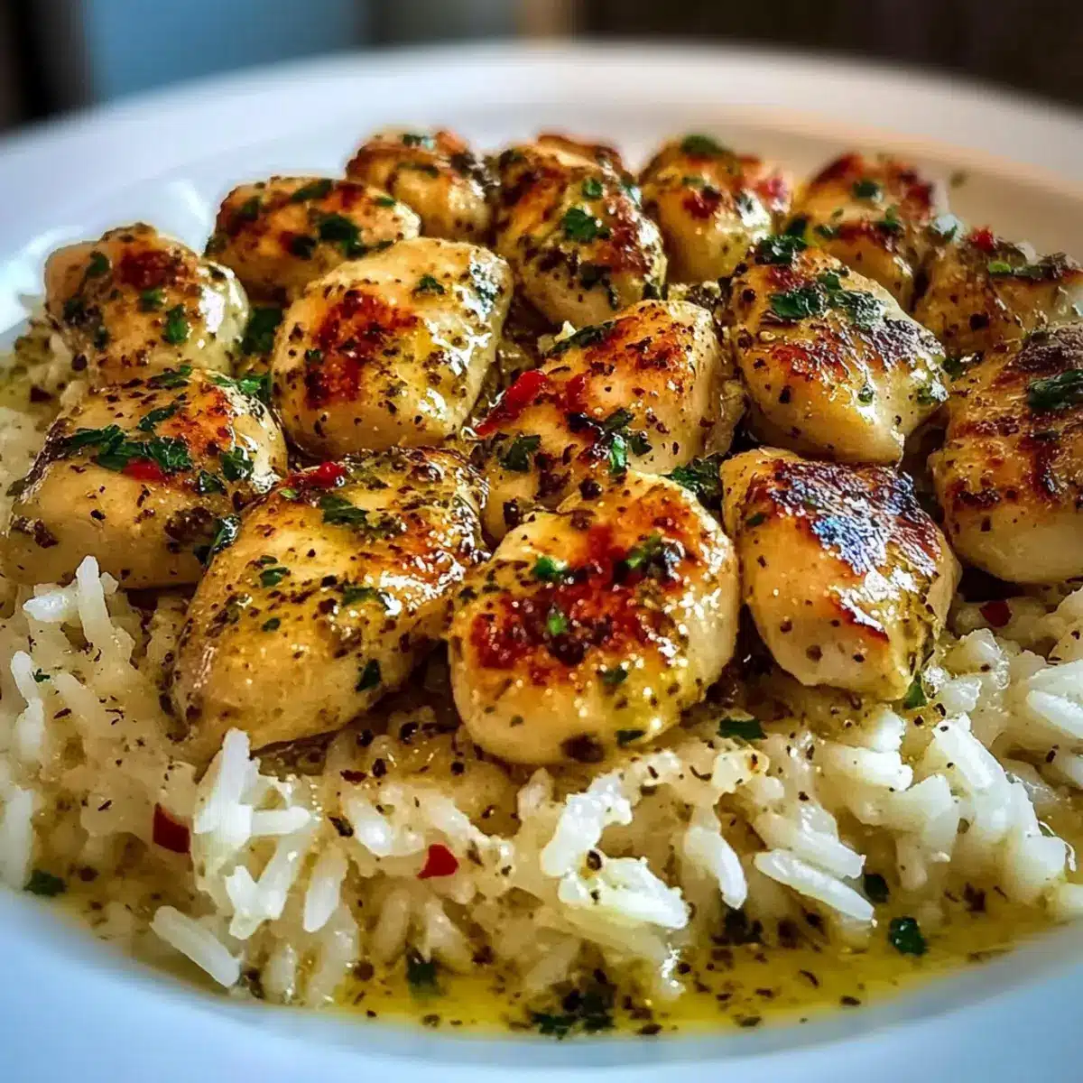 Chicken Scampi with Creamy Garlic Parmesan Rice Bliss 4 Chicken Scampi with Creamy Garlic Parmesan Rice