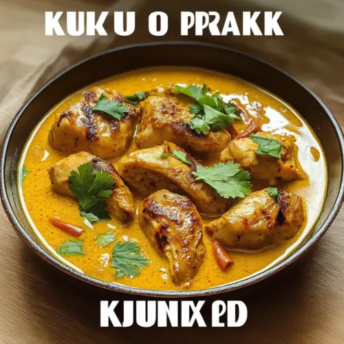 East African Kuku Paka Recipe