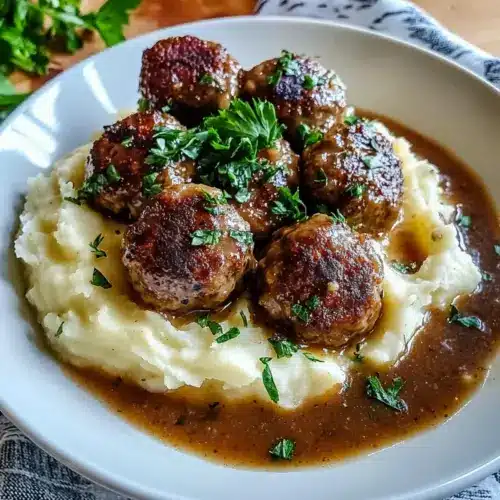 Salisbury Steak Meatballs