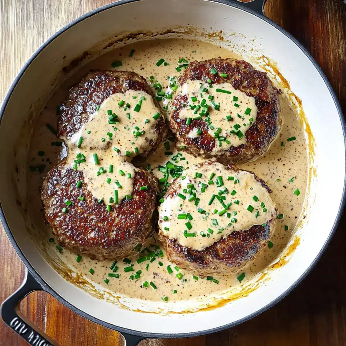Creamy Whiskey Hamburger Steaks for a Comforting Dinner Delight 1 9b4e411e 5647 4de6 bc3a