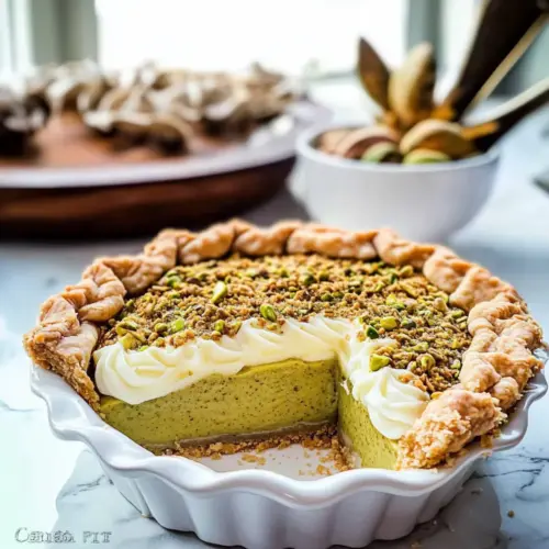 Pistachio Custard Pie