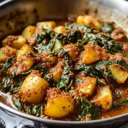 Spinach and Potato Curry