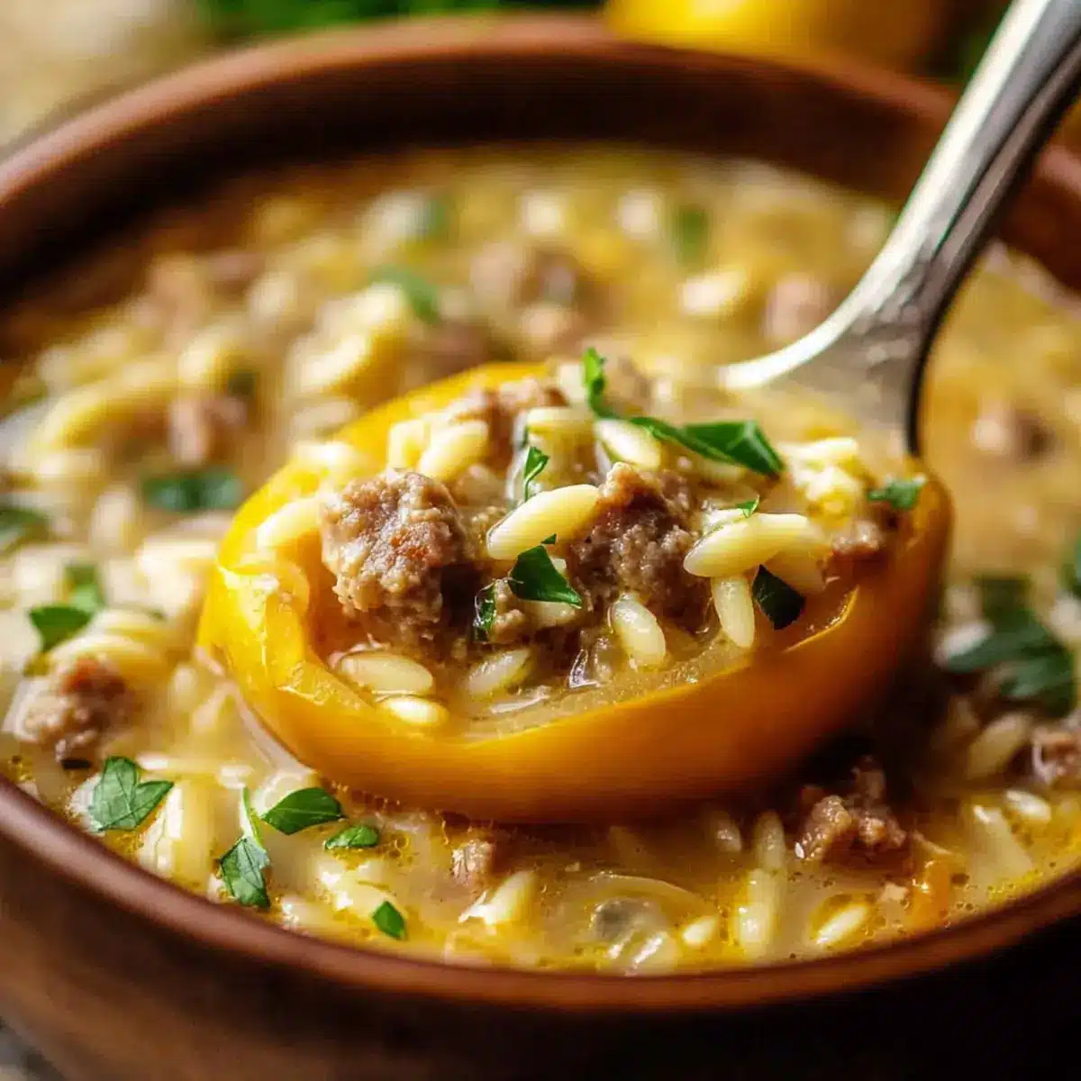 Savory Orzo Stuffed Banana Peppers Soup for Cozy Nights 1 f438ee55 a0a4 431b 9a88