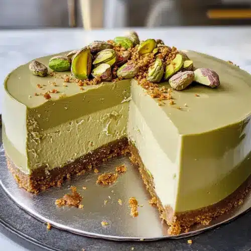 Delicious Pistachio Cheesecak